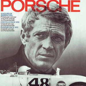 Steve McQueen Drives Porsche by Georgia Clare Steve McQueen Drives Porsche by Georgia Clare