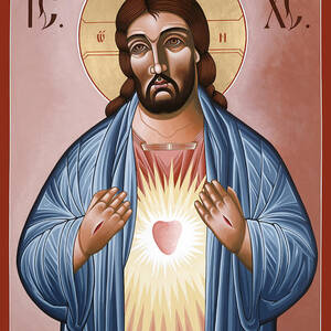 The Most Sacred Heart of Jesus 120 by William Hart McNichols