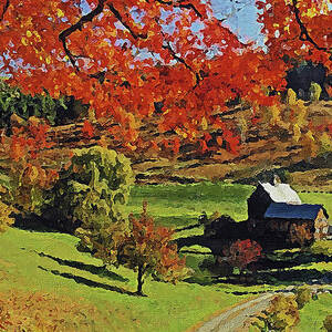 Vermont, Landscape - 02 by AM FineArtPrints