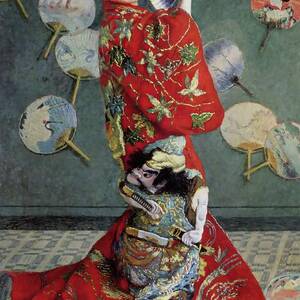 Camille Monet In Japanese Costume by Claude Monet