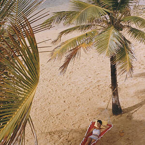Caribe Hilton Beach #1 by Slim Aarons Caribe Hilton Beach #1 by Slim Aarons