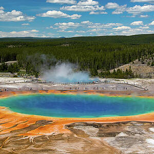 Grand Prismatic Spring #1 by By Sathish Jothikumar Grand Prismatic Spring #1 by By Sathish Jothikumar