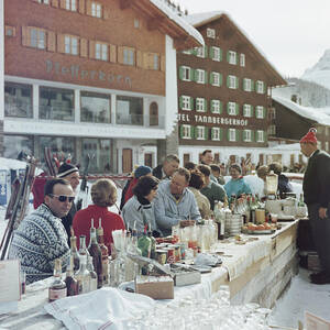 Lech Ice Bar #1 by Slim Aarons