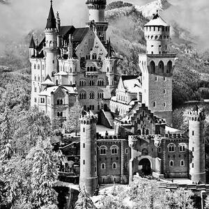 Neuschwanstein Castle In Germany #1 by Olimpio Fantuz Neuschwanstein Castle In Germany #1 by Olimpio Fantuz