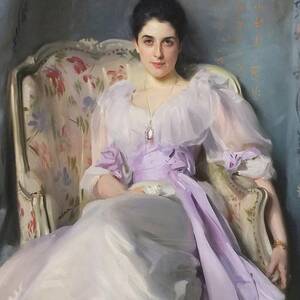 Portrait Of Lady Agnew Of Lochnaw by John Singer Sargent