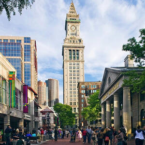 Quincy Market, Boston #1 by Massimo Borchi Quincy Market, Boston #1 by Massimo Borchi