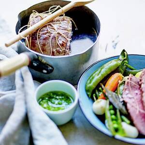 Roast Beef With Spring Vegetables #1 by Amiel