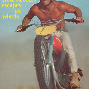 Steve Mcqueen, Motocross Sports Illustrated Cover #1 by Sports Illustrated Steve Mcqueen, Motocross Sports Illustrated Cover #1 by Sports Illustrated