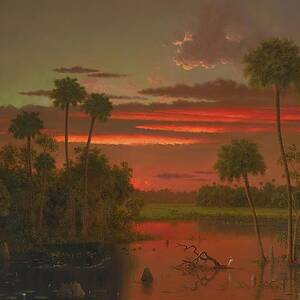 The Great Florida Sunset by Martin Johnson Heade