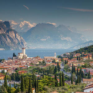 Veneto, Lake Garda, Malcesine, Italy #1 by Davide Erbetta