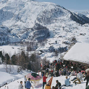 Zermatt Skiing #1 by Slim Aarons