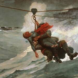The Life Line by Winslow Homer The Life Line by Winslow Homer