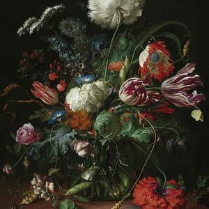 Vase Of Flowers by Jan Davidsz De Heem