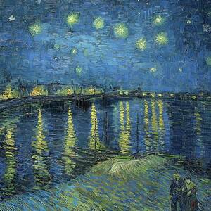 Starry Night Over The Rhone by Vincent Van Gogh