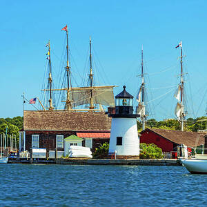 Mystic Seaport Connecticut #2 by Claudia Uripos