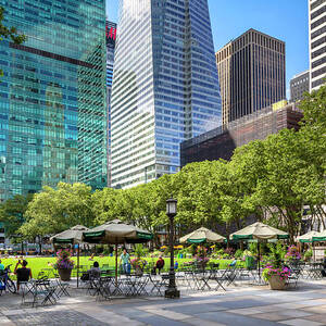 Outdoor Seating, Bryant Park, Nyc #2 by Lumiere