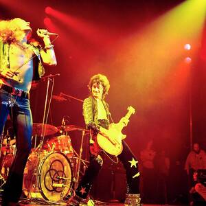 Photo Of Jimmy Page And Led Zeppelin #2 by David Redfern