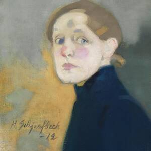 Self-portrait by Helene Schjerfbeck