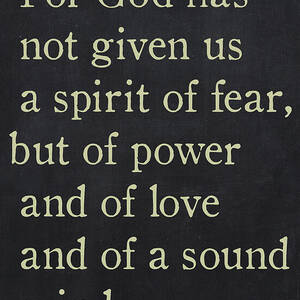 2 Timothy 1 7 - Inspirational Quotes Wall Art Collection by Mark Lawrence 2 Timothy 1 7 - Inspirational Quotes Wall Art Collection by Mark Lawrence