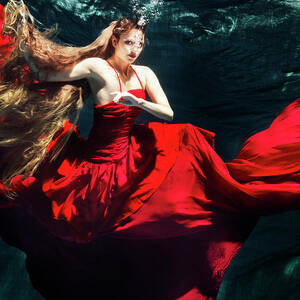 Female Dancer Performing Under Water #3 by Henrik Sorensen Female Dancer Performing Under Water #3 by Henrik Sorensen