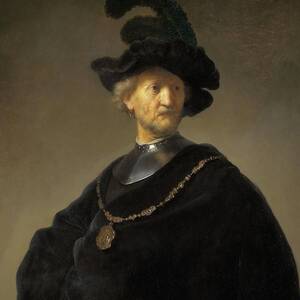 Old Man With A Gold Chain by Rembrandt Van Rijn
