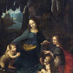 The Virgin Of The Rocks by Leonardo Da Vinci