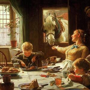 One Of The Family by Frederick George Cotman