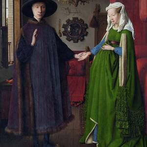 The Arnolfini Portrait by Jan Van Eyck