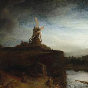 The Mill by Rembrandt Van Rijn