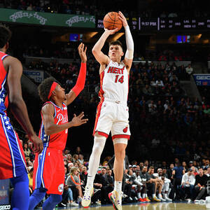 Miami Heat V Philadelphia 76ers #6 by Jesse D. Garrabrant