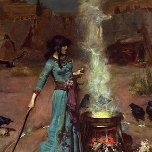 The Magic Circle by John William Waterhouse