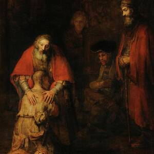 Return Of The Prodigal Son by Rembrandt Van Rijn