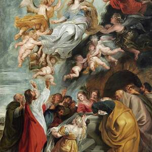 The Assumption Of The Virgin by Peter Paul Rubens The Assumption Of The Virgin by Peter Paul Rubens
