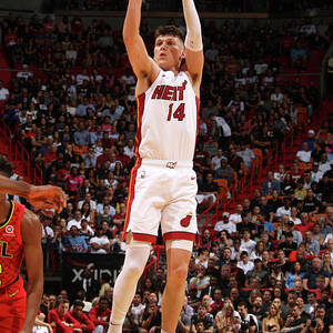 Atlanta Hawks V Miami Heat #9 by Oscar Baldizon