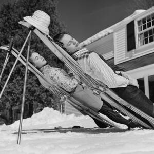 New England Skiing #9 by Slim Aarons