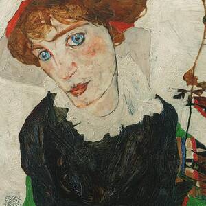 Portrait Of Wally Neuzil by Egon Schiele