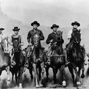 Actors From The Magnificent Seven by Bettmann