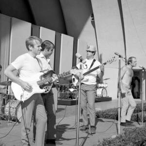 Beach Boys At The Hollywood Bowl by Michael Ochs Archives
