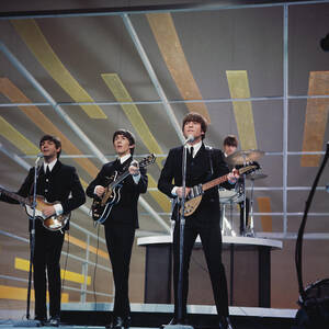 Beatles On Us Tv by Paul Popper popperfoto