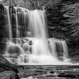 Black and White Photo of Sheldon Reynolds Waterfalls by Louis Dallara Black and White Photo of Sheldon Reynolds Waterfalls by Louis Dallara
