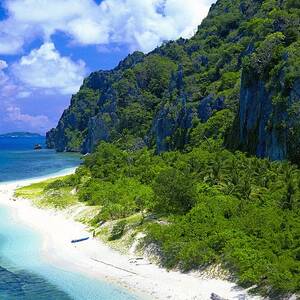 Black Island Beach, Philippines by Roberto Rinaldi