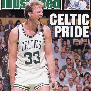 Boston Celtics Larry Bird, 1987 Nba Eastern Conference Sports Illustrated Cover by Sports Illustrated