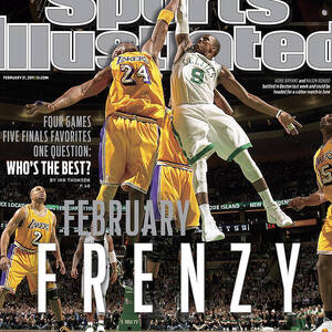 Boston Celtics Vs Los Angeles Lakers Sports Illustrated Cover by Sports Illustrated