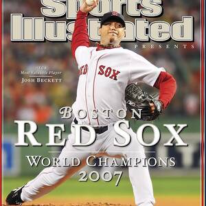 Boston Red Sox Josh Beckett, 2007 World Series Sports Illustrated Cover by Sports Illustrated