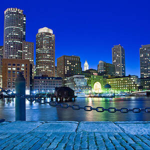 Boston Skyline, Massachusetts by Claudia Uripos Boston Skyline, Massachusetts by Claudia Uripos
