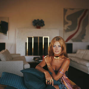 Britt Ekland by Slim Aarons