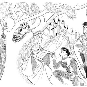 Camelot by Al Hirschfeld