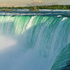 Canada, Ontario, Niagara Falls, Niagara Falls In Summer, View From Canadian Side by Alberto Biscaro