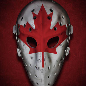 Canadian Vintage Goalie Mask by Benoitb Canadian Vintage Goalie Mask by Benoitb