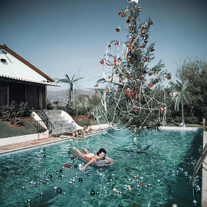 Christmas Swim by Slim Aarons